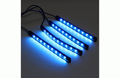 LED osvětlení do interiéru auta