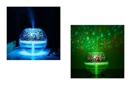 3D Aroma difuzér s projektorem hvězd