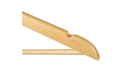 Dřevěná ramínka na oděvy – sada 10 kusů