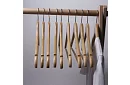 Dřevěná ramínka na oděvy – sada 10 kusů