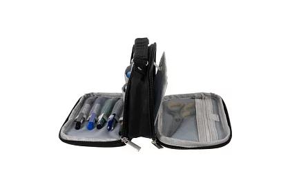 Školní pouzdro - černý penál s uchem