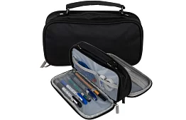 Školní pouzdro - černý penál s uchem