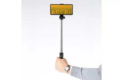 Bluetooth selfie tyč 2v1 - stativ - dálkové ovládání