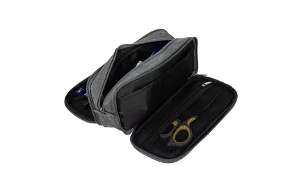 Rozšiřitelné školní pouzdro - šedý penál