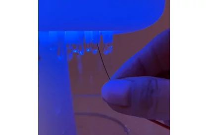 Zvlhčovač s led noční lampou s efektem dopadajícího deště