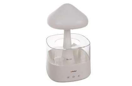 Zvlhčovač s led noční lampou s efektem dopadajícího deště