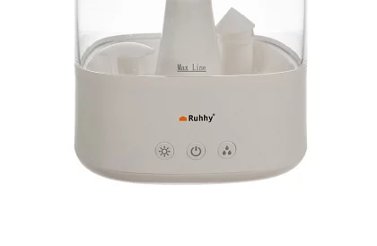 Zvlhčovač s led noční lampou s efektem dopadajícího deště