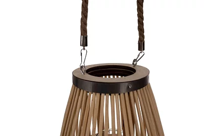 Bambusová lucerna - svícen 23 x 40 cm