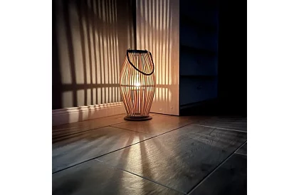 Bambusová lucerna - svícen 23 x 40 cm