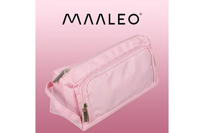 Školní pouzdro - růžový penál s uchem