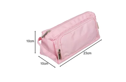 Školní pouzdro - růžový penál s uchem