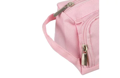 Školní pouzdro - růžový penál s uchem