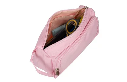 Školní pouzdro - růžový penál s uchem