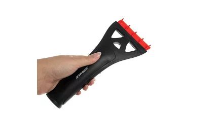 Teleskopická škrabka na okna s kartáčem na sníh