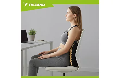 Zdravotní akupresurní podložka s polštářem a 2 masážními míčky