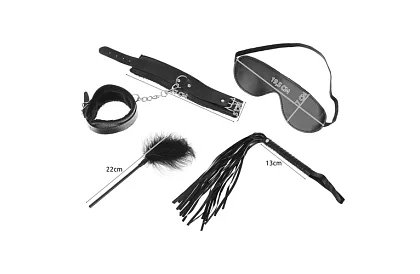 Sada erotických doplňků - černá