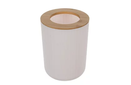 Koupelnové doplňky - bílá sada 6 kusů