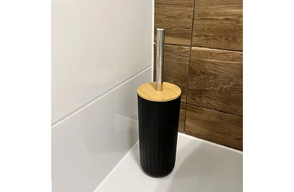 Koupelnové doplňky - černá sada 6 kusů