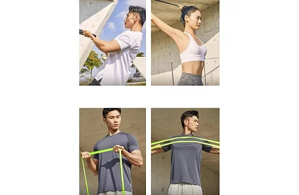 Posilovací odporové gumy 4 kusy – 2-40 kg