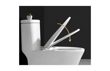 WC prkénko s pomalým sklápěním