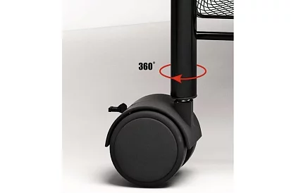 Mobilní pojízdný regál - 65 x 25 x 44 cm