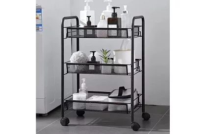 Mobilní pojízdný regál - 65 x 25 x 44 cm