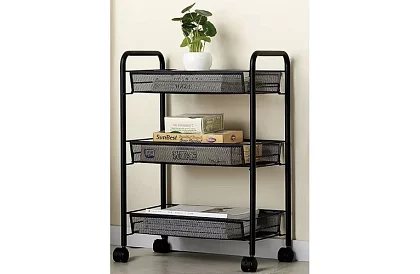 Mobilní pojízdný regál - 65 x 25 x 44 cm