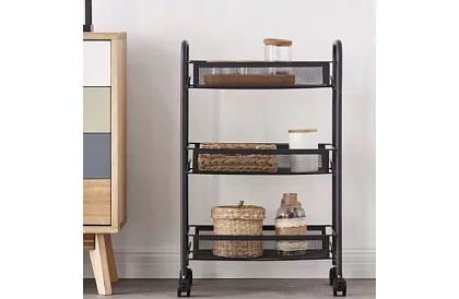 Mobilní pojízdný regál - 65 x 25 x 44 cm