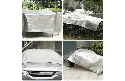 Krycí plachta s oky - 3 x 4 metry