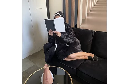 Velká oversize mikina - černá deka