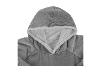 Velká oversize mikina - šedá deka