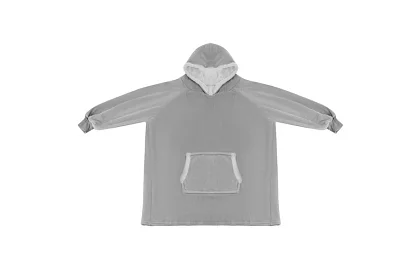 Velká oversize mikina - šedá deka