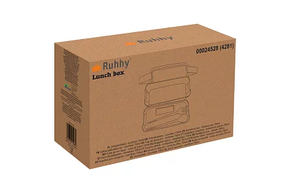 Svačinový box s příborem - obědový box 750ml