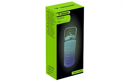 Velká motivační láhev na vodu 2000 ml