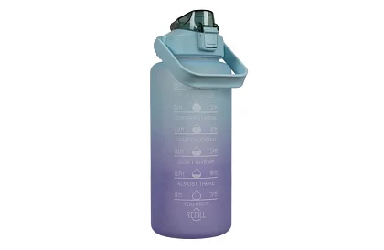 Velká motivační láhev na vodu 2000 ml