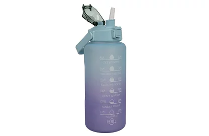 Velká motivační láhev na vodu 2000 ml