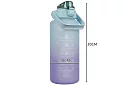 Velká motivační láhev na vodu 2000 ml