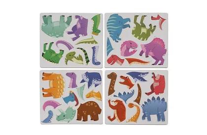 Magnetická puzzle knižka - Dinosaurus