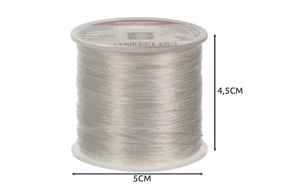 Transparentní guma na výrobu náramků - 40 m