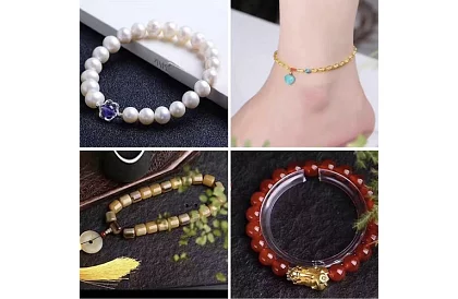 Transparentní guma na výrobu náramků - 40 m