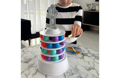 Dovednostní hra pro děti - Tučňák na věži