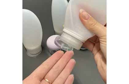 Cestovní lahvičky na kosmetiku - sada do letadla