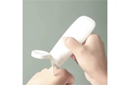 Cestovní lahvičky na kosmetiku - sada do letadla