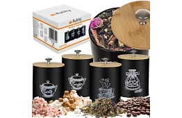 Kuchyňské dózy na potraviny – sada 4 kusy