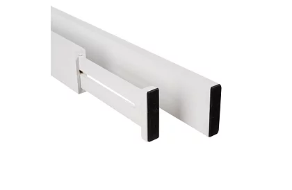 Nastavitelné organizéry do zásuvek - bilý - sada 4 kusů