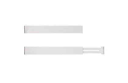 Nastavitelné organizéry do zásuvek - bilý - sada 4 kusů