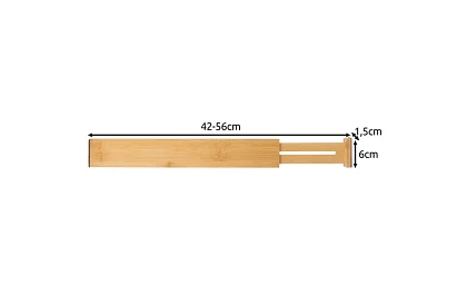 Nastavitelné organizéry do zásuvek — sada 4 kusů
