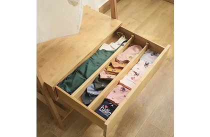 Nastavitelné organizéry do zásuvek — sada 4 kusů