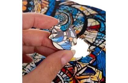 Dřevěné puzzle sova - 177 dílů - 38 x 21,5 cm