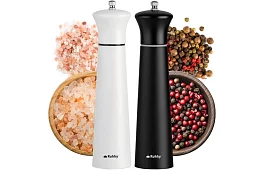 Ruční mlýnky na koření 2 kusy - Black and White